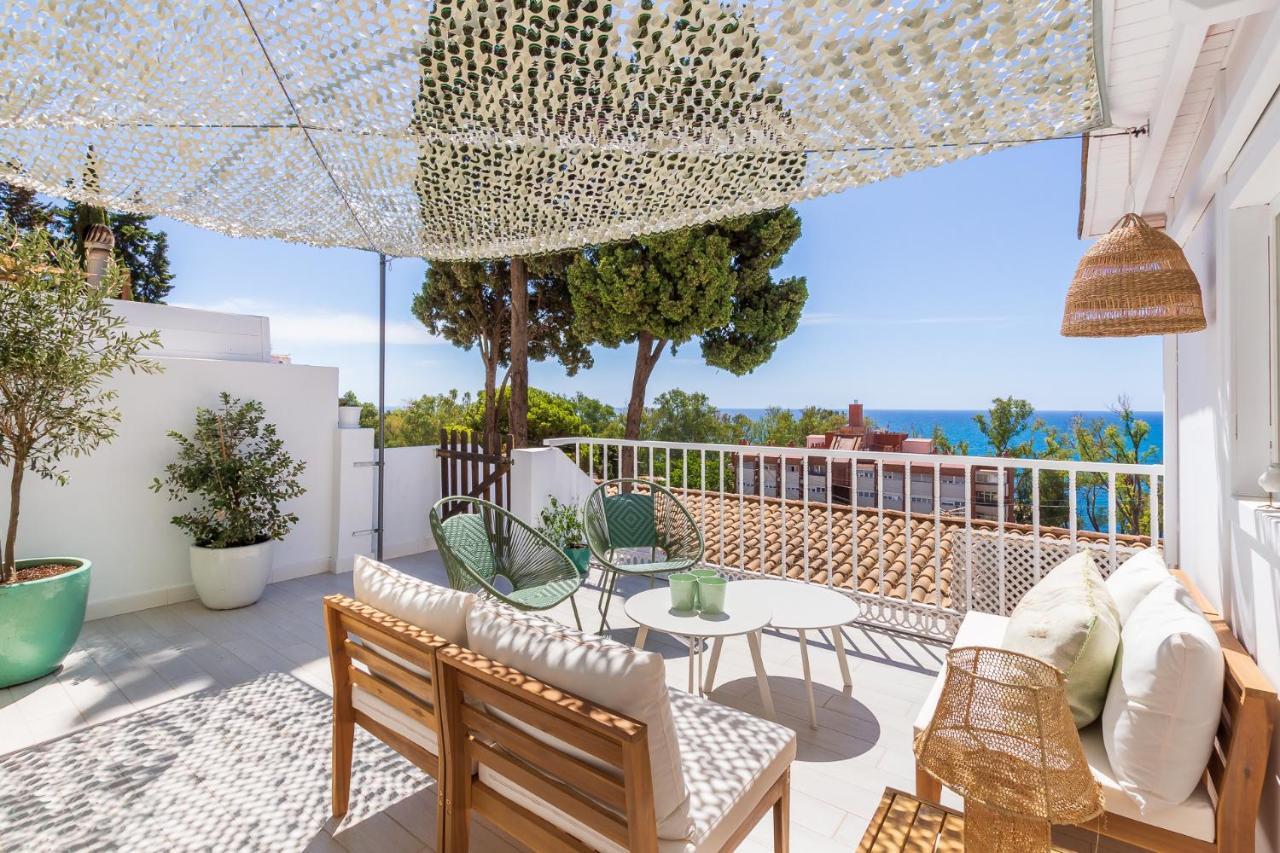 Casa De La Playa. Beach House With Magnificent Sea Málaga Eksteriør billede